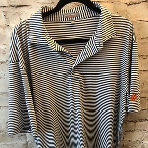 Peter Millar summer comfort Striped gold shirt XL